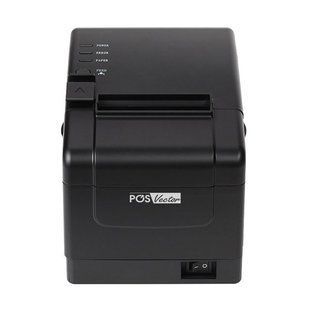 Принтер чеків чекодрук з автообрізачем POS Vector на 80 мм (USB+LAN) PS-H806-black фото