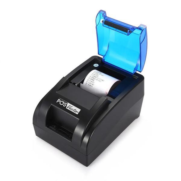 Bluetooth чековий принтер чекодрук POS Vector на 58 мм для бездротового друку з планшета Android (USB, Bluetooth). Переоцінка PS-H58Bt-black-sale фото