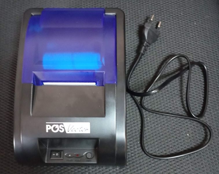 Bluetooth чековий принтер чекодрук POS Vector на 58 мм для бездротового друку з планшета Android (USB, Bluetooth). Переоцінка PS-H58Bt-black-sale фото