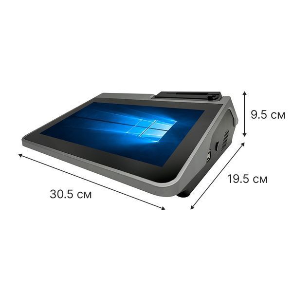 Бюджетний сенсорний ПОС термінал POS Vector Harper 11.6" 2-в-1 на Windows із вбудованим принтером чеків TD-8470501000 фото