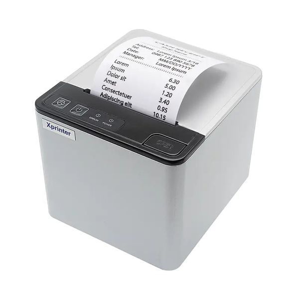 Принтер чеків чекодрук з автообрізачем POS Vector E803ALL на 80 мм (USB, LAN, Wi-Fi, Bluetooth) XP-Q809K-sample фото