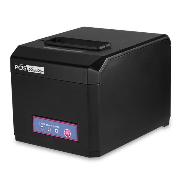 Універсальний чековий принтер pos ширина 80 мм (USB+RS232+Ethernet) PS-E801-sale фото