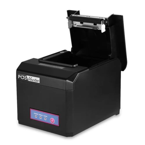 Універсальний чековий принтер pos ширина 80 мм (USB+RS232+Ethernet) PS-E801-sale фото