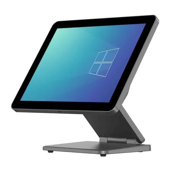 Комплект "Фасувальна каса PRO+". Термінал POS Vector Hermes + принтер етикеток + чековий принтер + ваги + програма &laquo;Фасовка&raquo; для автоматизації торгівлі ваговими товарами та ергономічна касова стійка FS-W-05 фото