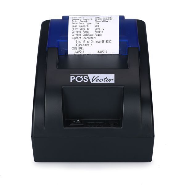 Бюджетний принтер чеків чекодрук POS Vector на 58 мм (USB) PS-H58 фото