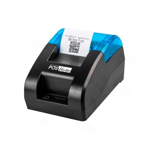 Bluetooth чековий принтер POS Vector на 58 мм для бездротового чекодруку з планшета Android (USB, Bluetooth) PS-H58Bt-w фото