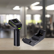 Бездротовий USB сканер штрих-кодів 2D/1D. Зчитувач штрих-кодів з базою для підзарядки MC-3303L-G+base фото 2