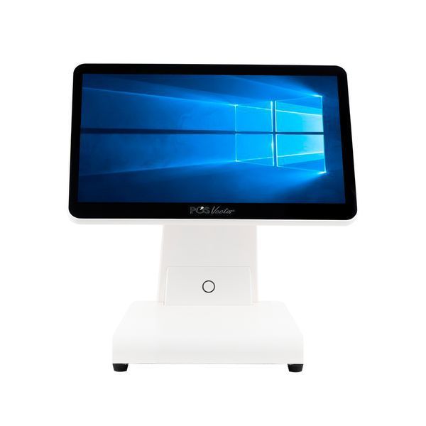 Потужний ПОС термінал POS Vector Oscar 15.6&rdquo;, 8/128 ГБ. Сенсорний Windows POS моноблок P1-white-128gb фото