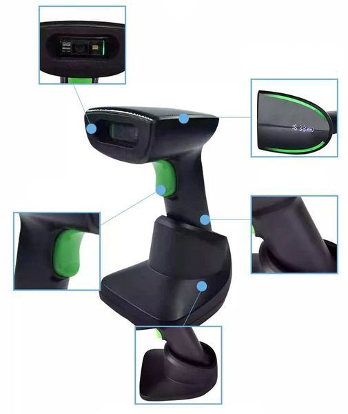 Бездротовий сканер штрих-кодів 2D/1D MC-S8GBD-PRO. Високопродуктивний зчитувач з базою для підзарядки USB, BlueTooth MC-S8GBD-PRO фото